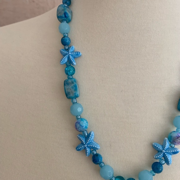 Blue Starfish Necklace - Picture 4 of 4